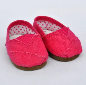 18" Doll Canvas Espadrilles