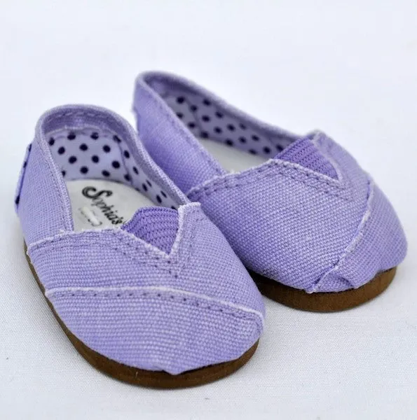 18" Doll Canvas Espadrilles