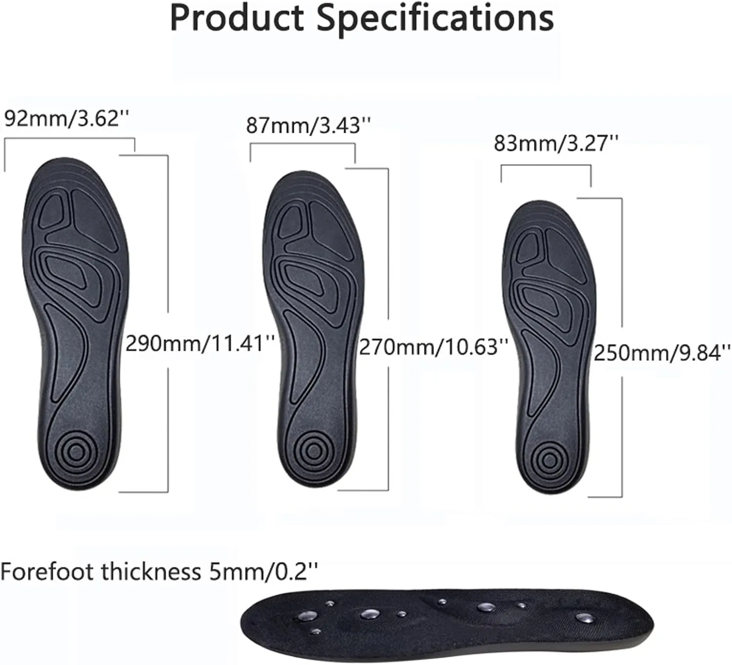 2 Pairs Magnetic Insoles, Acupressure Slimming Insoles, Foot Massage Insoles, Reflexology Shoe Inserts, Professional Reusable Stimulate Blood Circulation Shoe Insoles,S,2 Pairs