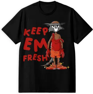 AJ 4 Brick by Brick 4s Shirt, Keep Em Fresh, Shirts Match Sneakers 2D Sneaker T-Shirt Teee