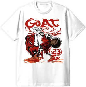 AJ 4 Brick by Brick 4s Shirt, The Goat 23, Shirts Match Sneakers 2D Sneaker T-Shirt Teee