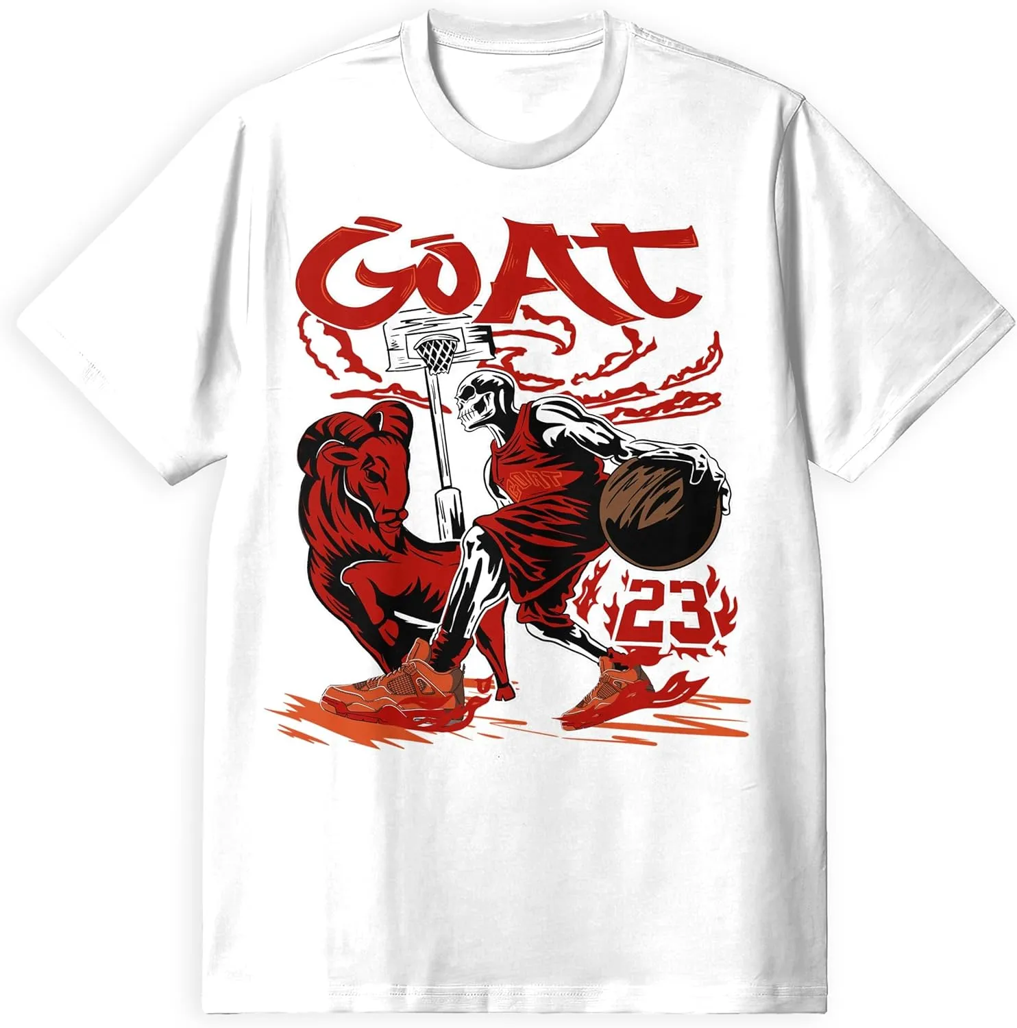 AJ 4 Brick by Brick 4s Shirt, The Goat 23, Shirts Match Sneakers 2D Sneaker T-Shirt Teee