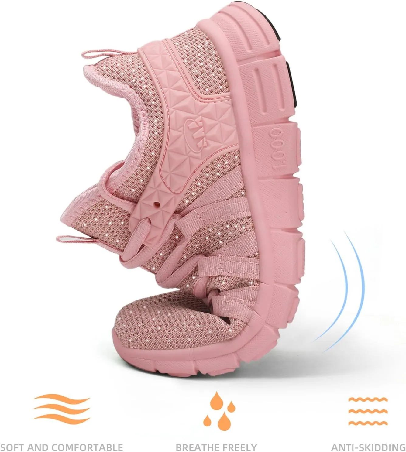 AOE Womens Fashion Walking Running Shoes Ultra Lightweight Breathable Mesh Tennis Shoes Non Slip Athletic Workout Gym Sneakers