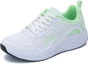 AOV Womens Walking Shoes with Arch Support Plantar Fasciitis Sneakers Orthotic Tennis for Foot Heel Pain Relief