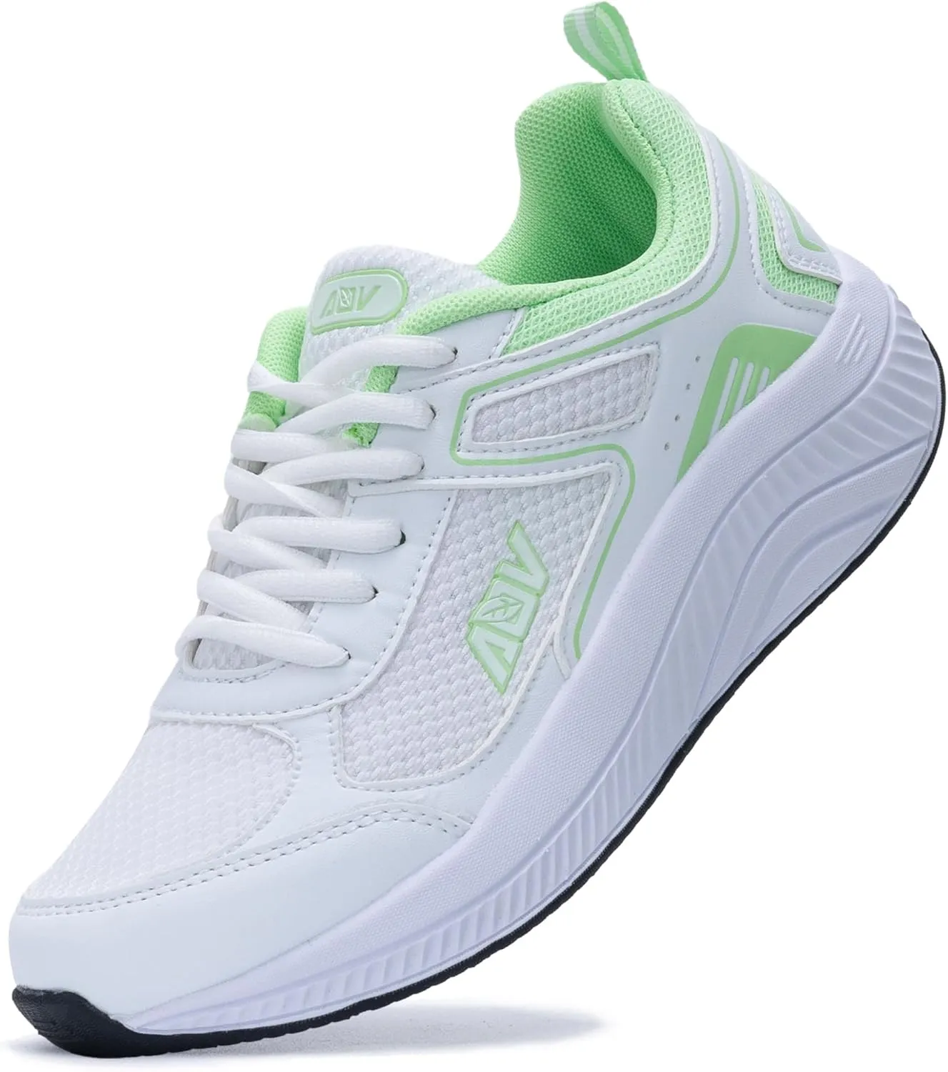 AOV Womens Walking Shoes with Arch Support Plantar Fasciitis Sneakers Orthotic Tennis for Foot Heel Pain Relief