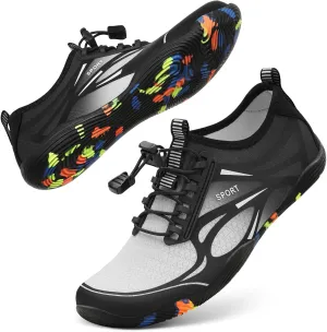ATHMILE Water Shoes for Men Women River Shoes Adult Swim Beach Lake Pool Aqua Socks Barefoot Quick Dry for Hiking Surfing Kayaking Cruise Ship Essentials
