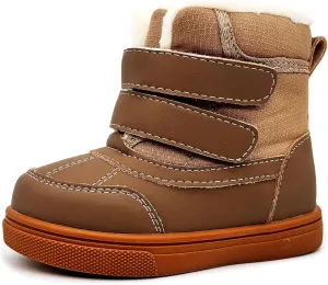 Baby Snow Boots Waterproof Winter Warm Duck Booties Infant Boys Girls Outdoor Shoes for Cold Weather 6 9 12 15 18 24 Months