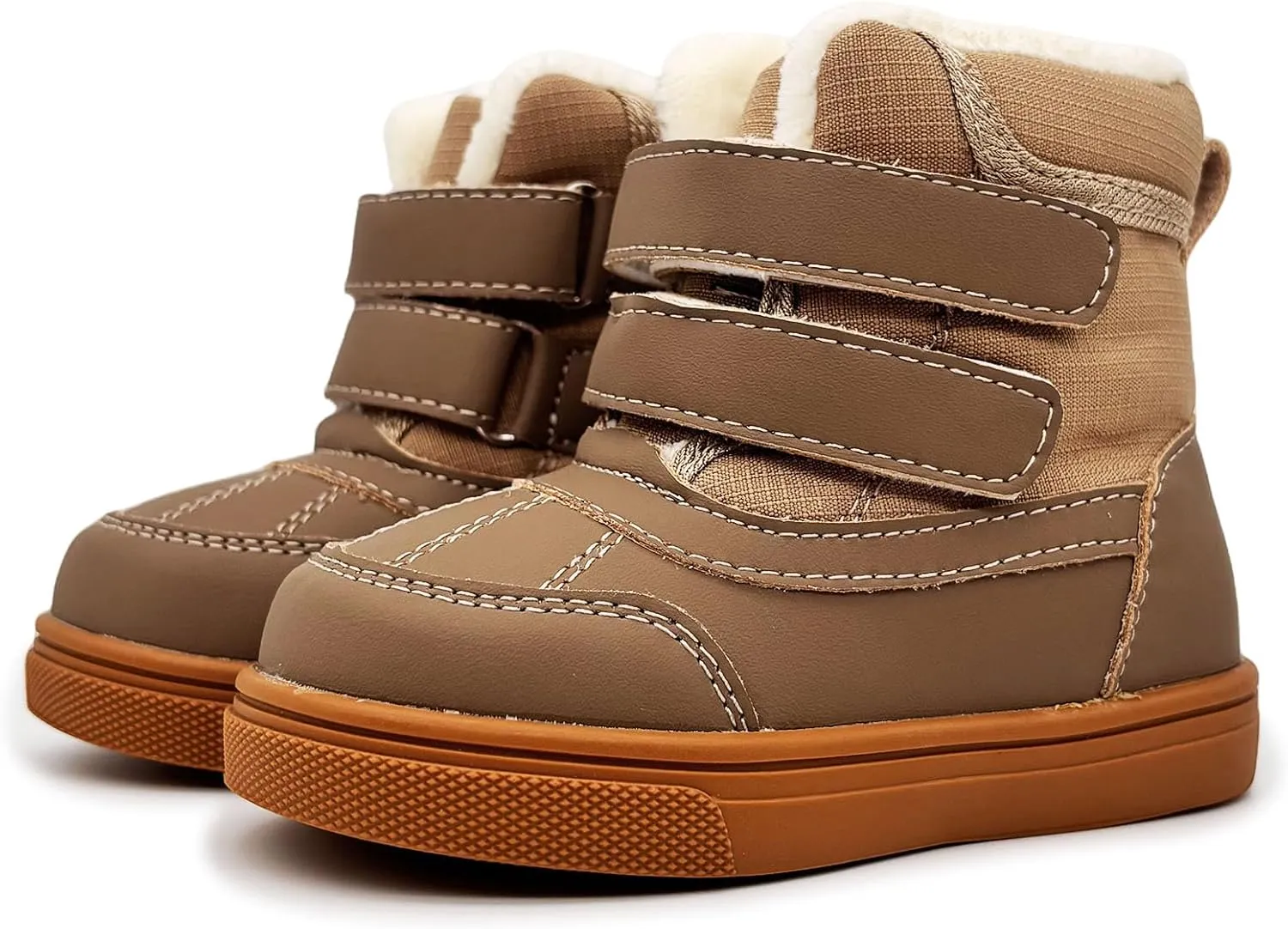 Baby Snow Boots Waterproof Winter Warm Duck Booties Infant Boys Girls Outdoor Shoes for Cold Weather 6 9 12 15 18 24 Months