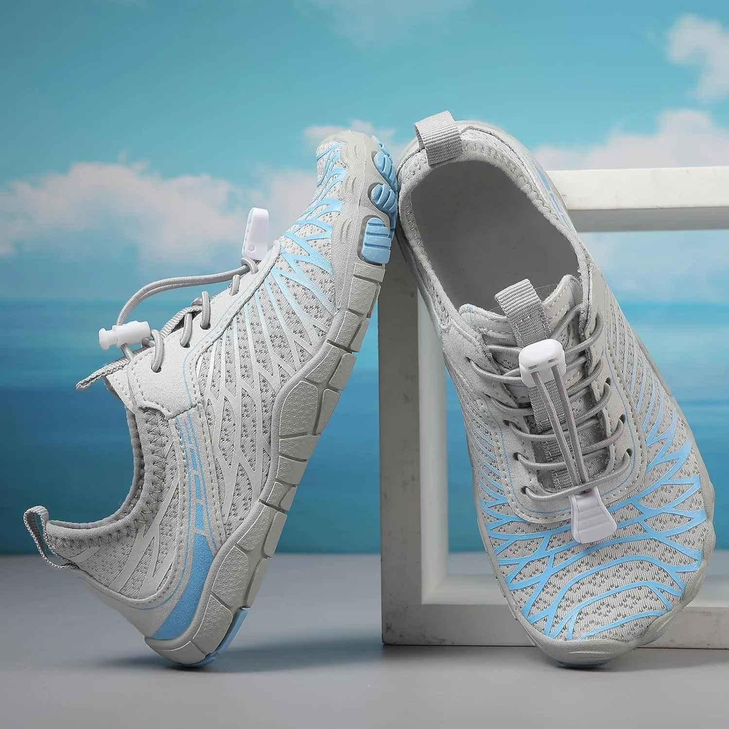 Barefoot Shoes Kids Boys & Girls Water Hiking Quick Dry Shoes Lightweight Swim Beach Sneakers Sports Athletic Shoes