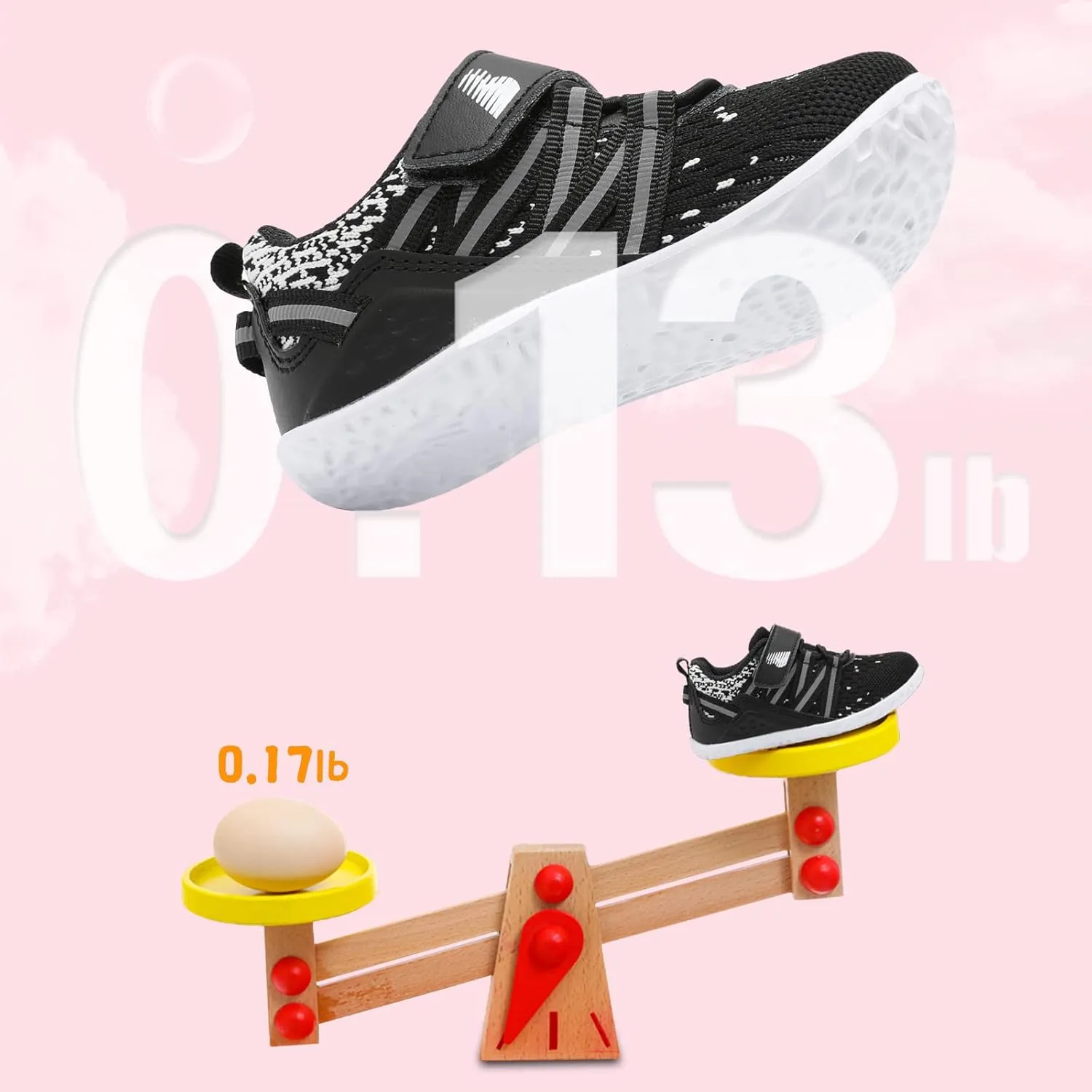 BARERUN Baby Sneakers Toddler Shoes Soft Anti-Slip Sole Newborn First Walkers Infant Toddler Breathable Athletic Running Shoes