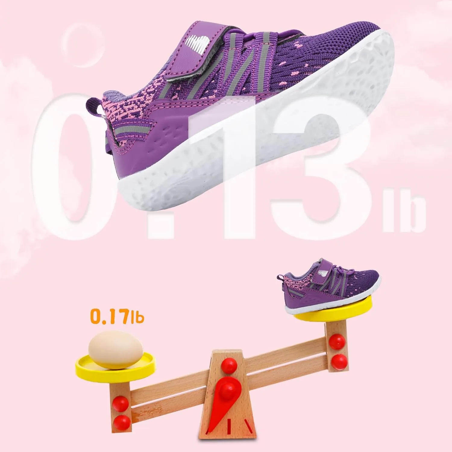 BARERUN Baby Sneakers Toddler Shoes Soft Anti-Slip Sole Newborn First Walkers Infant Toddler Breathable Athletic Running Shoes