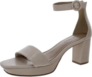 Bernardo® Carla Strap Heels for Women – Leather Upper and Lining – Rubber Sole – Block Heels