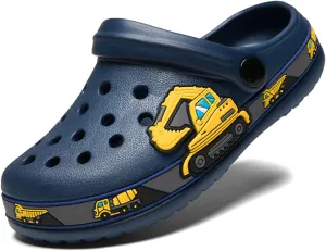 BMINFEE Kid's Girls Boys Clogs Garden Shoes Toddler Slip On Cartoon Slides Sandals Beach Slipper Children Water Sneakers
