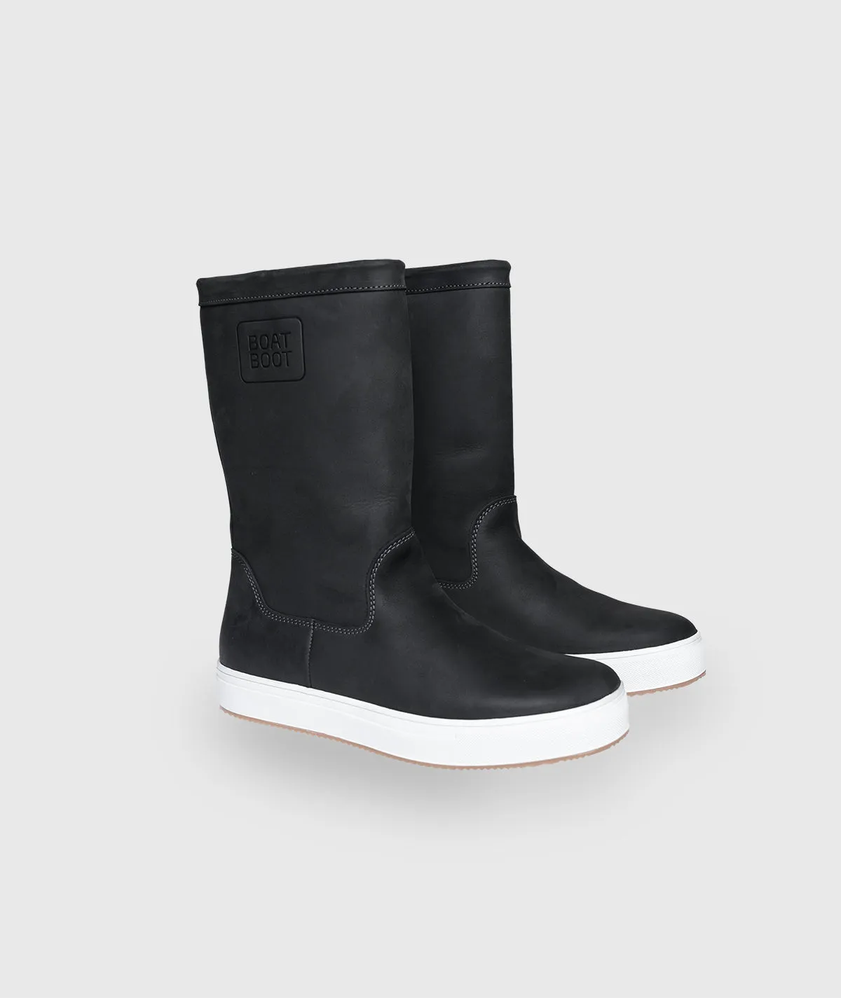 Boat Boot High Cut Black (Womans)