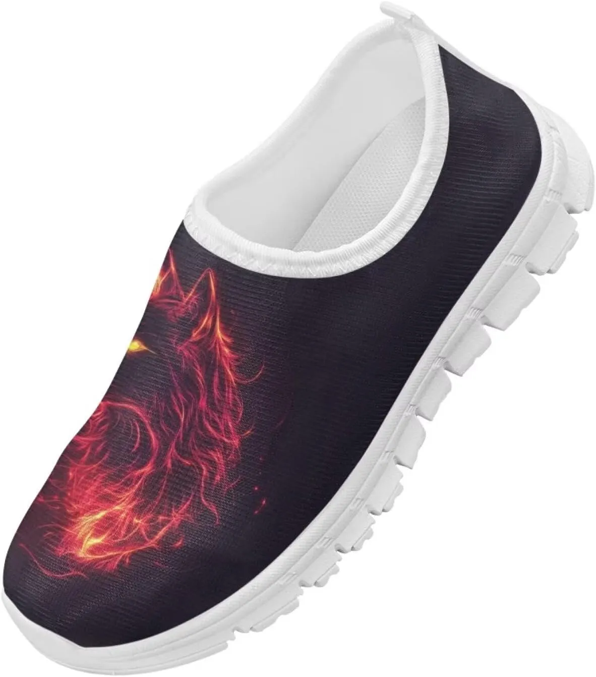 Boys Slip On Shoes Sneakers Cool Kids Tennis Gym Shoes Neon Themed