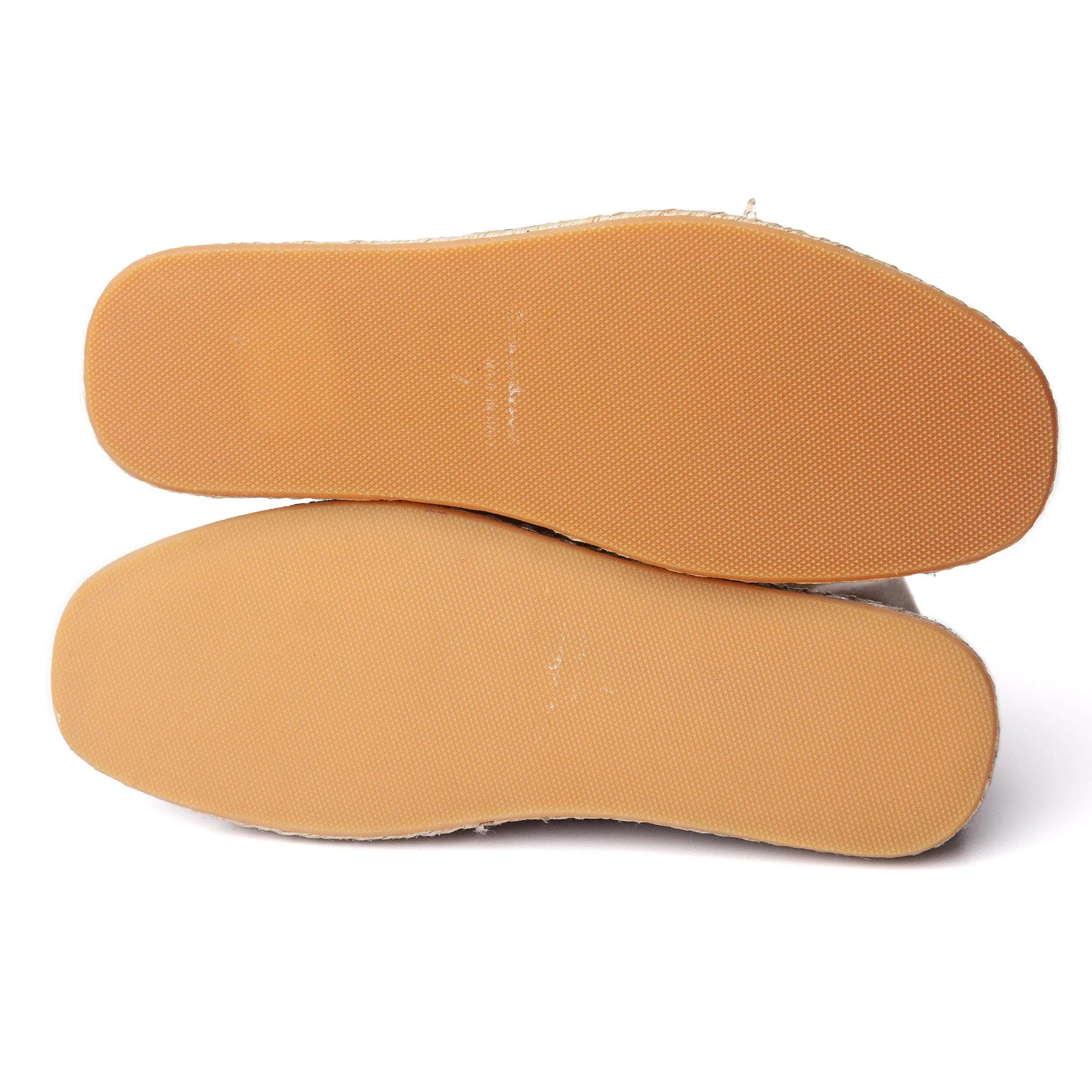 Brown Leather Espadrilles #695