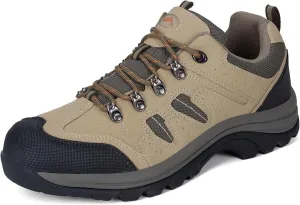 CC-Los Mens Waterproof Hiking Shoes Lightweight Breathable Walking Trekking Sneakers Size 7-13