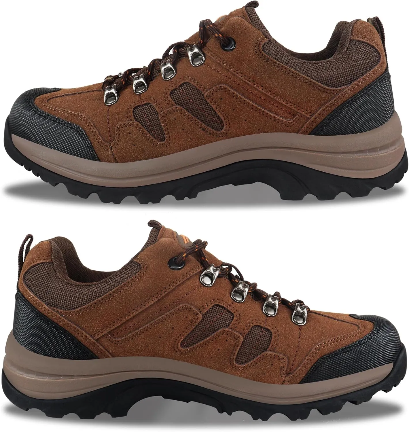 CC-Los Mens Waterproof Hiking Shoes Lightweight Breathable Walking Trekking Sneakers Size 7-13