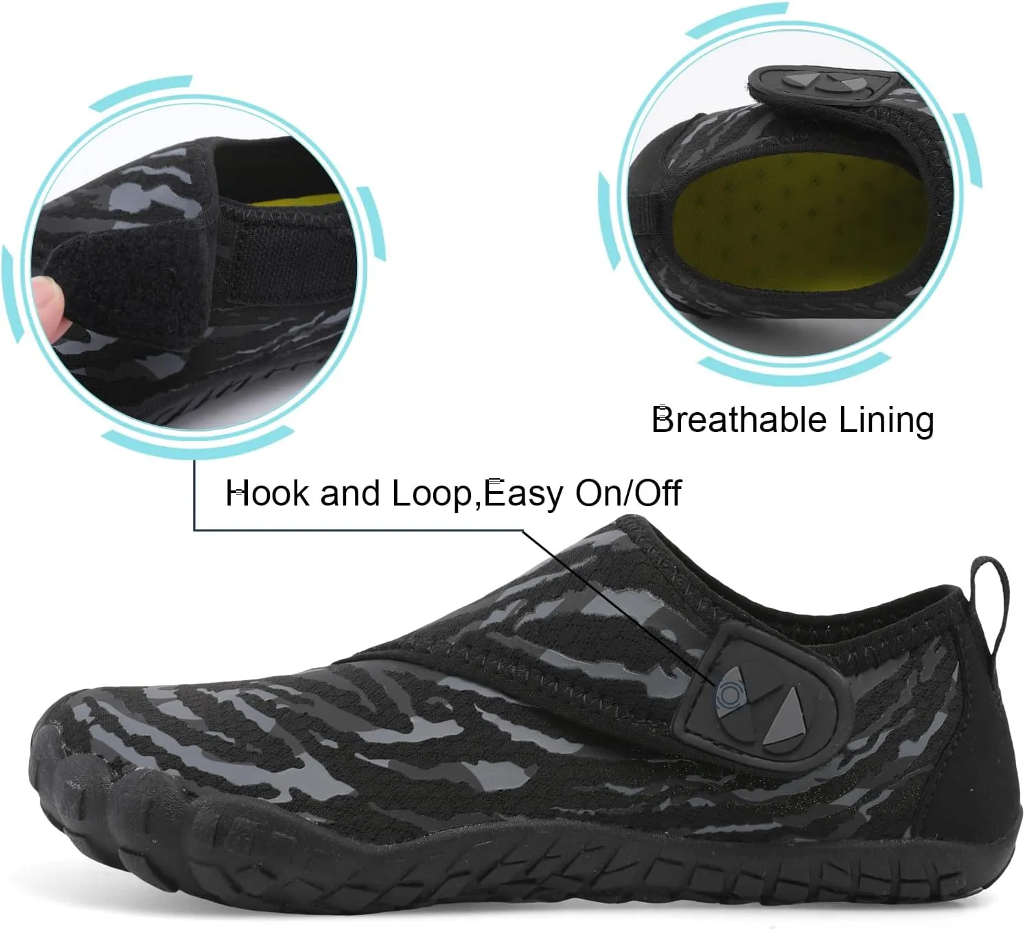Centipede Demon Kids Water Shoes Girls Boys Quick Dry Aqua Shoes Barefoot Water Sneakers for Beach Swim Pool Boats Outdoor Water Sports Little/Big Kid