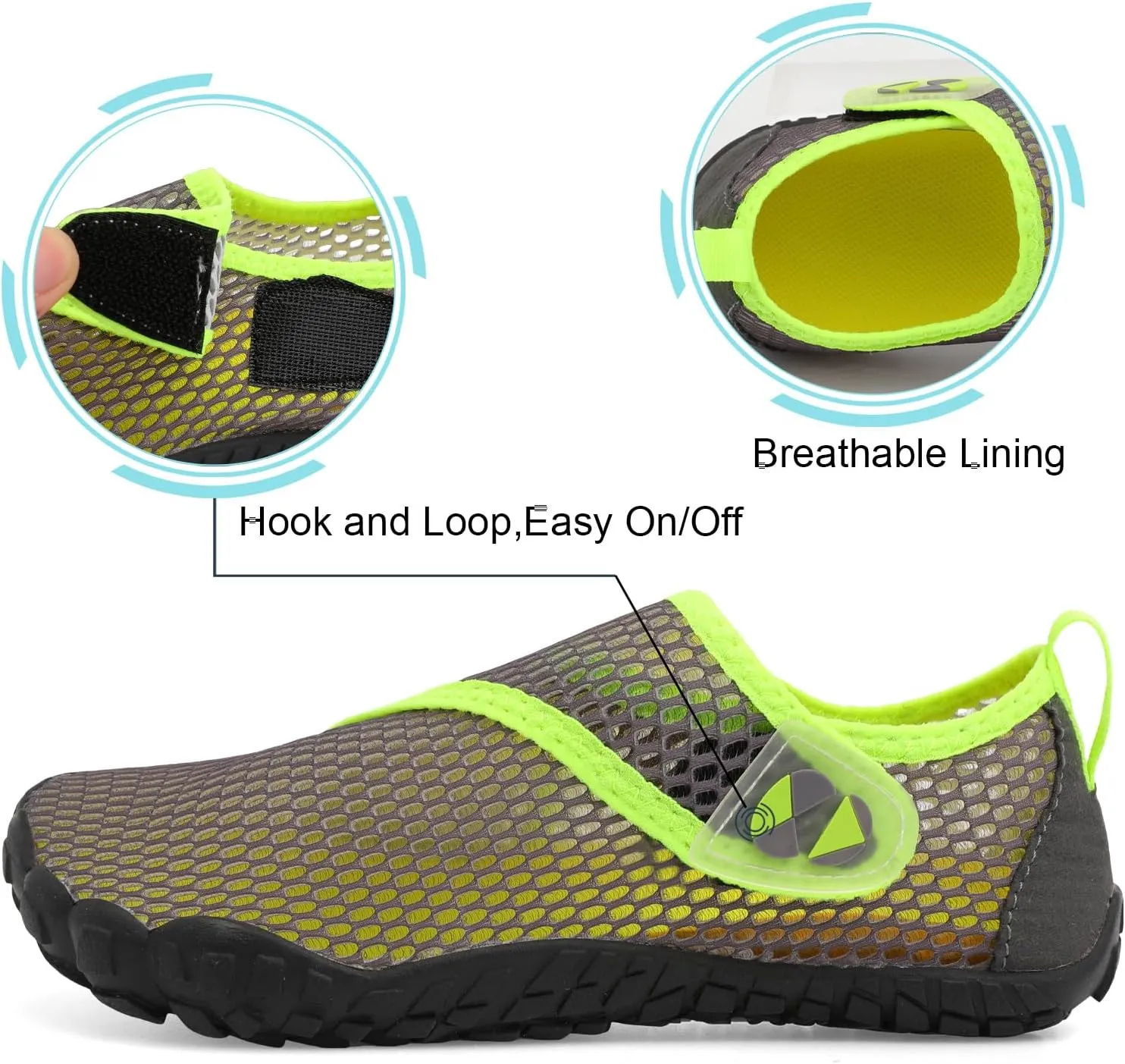 Centipede Demon Kids Water Shoes Girls Boys Quick Dry Aqua Shoes Barefoot Water Sneakers for Beach Swim Pool Boats Outdoor Water Sports Little/Big Kid