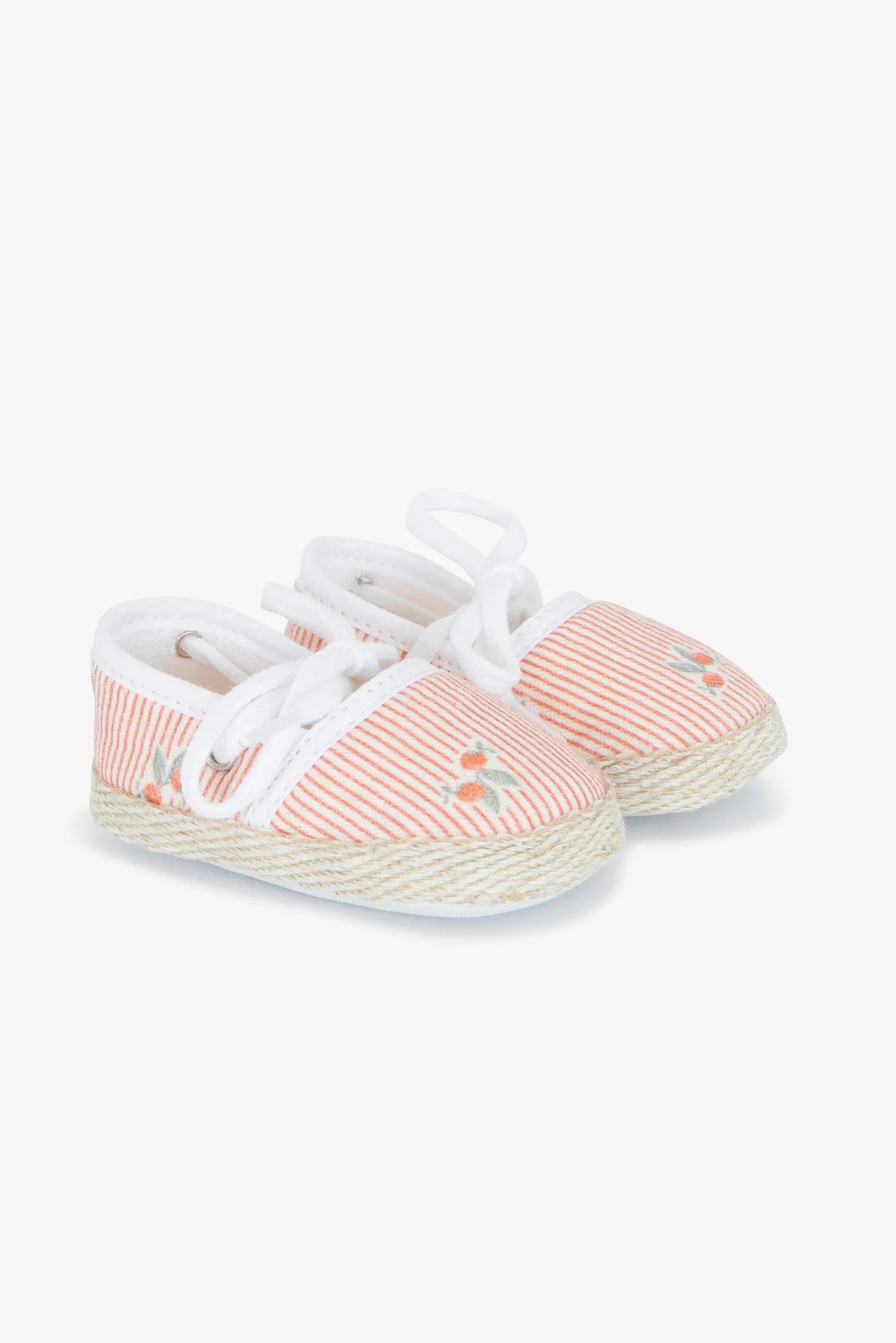 Chaussons - Coquelicot rayures