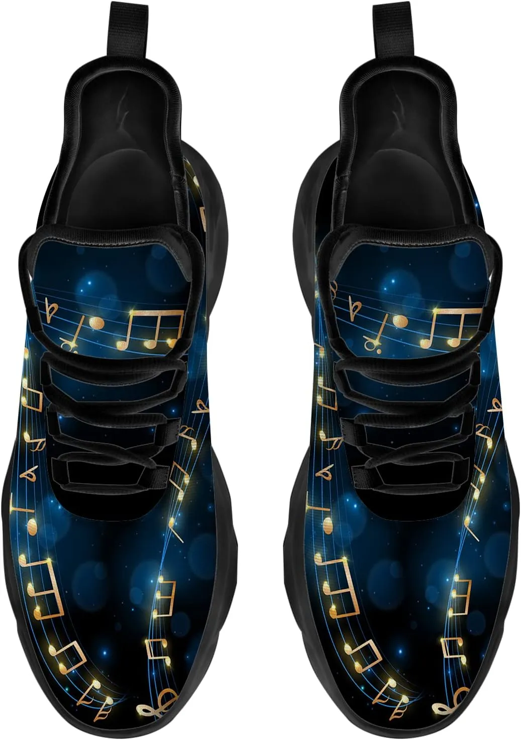 Ciadoon Music Shoes for Men Women Road Running Shoes Comfortable Sport Walking Tennis Musical Sneakers Gifts for Boy Girl