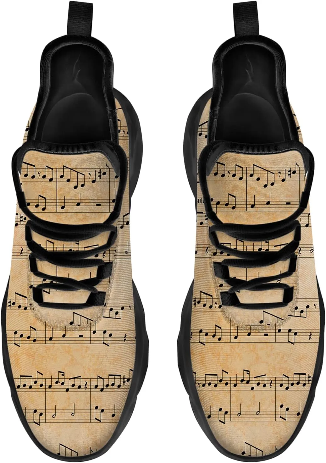 Ciadoon Music Shoes for Men Women Road Running Shoes Comfortable Sport Walking Tennis Musical Sneakers Gifts for Boy Girl