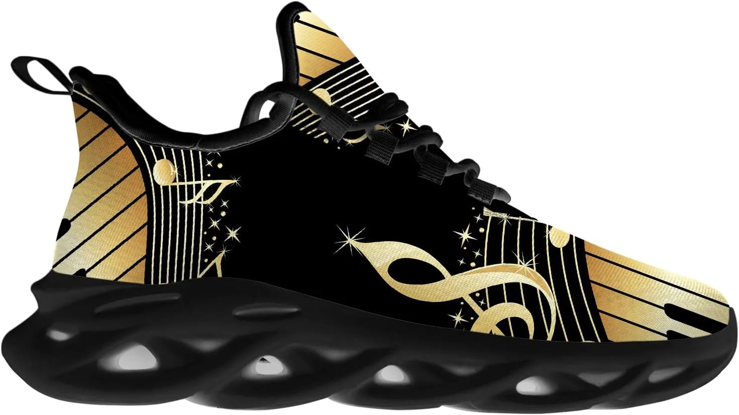 Ciadoon Music Shoes for Men Women Road Running Shoes Comfortable Sport Walking Tennis Musical Sneakers Gifts for Boy Girl