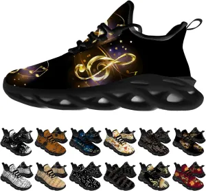 Ciadoon Music Shoes for Men Women Road Running Shoes Comfortable Sport Walking Tennis Musical Sneakers Gifts for Boy Girl