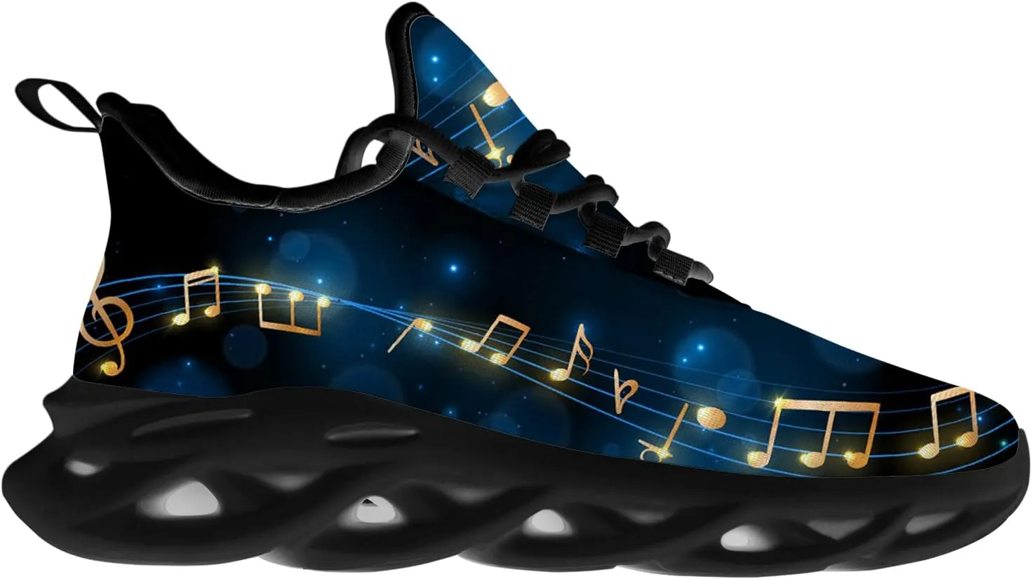Ciadoon Music Shoes for Men Women Road Running Shoes Comfortable Sport Walking Tennis Musical Sneakers Gifts for Boy Girl