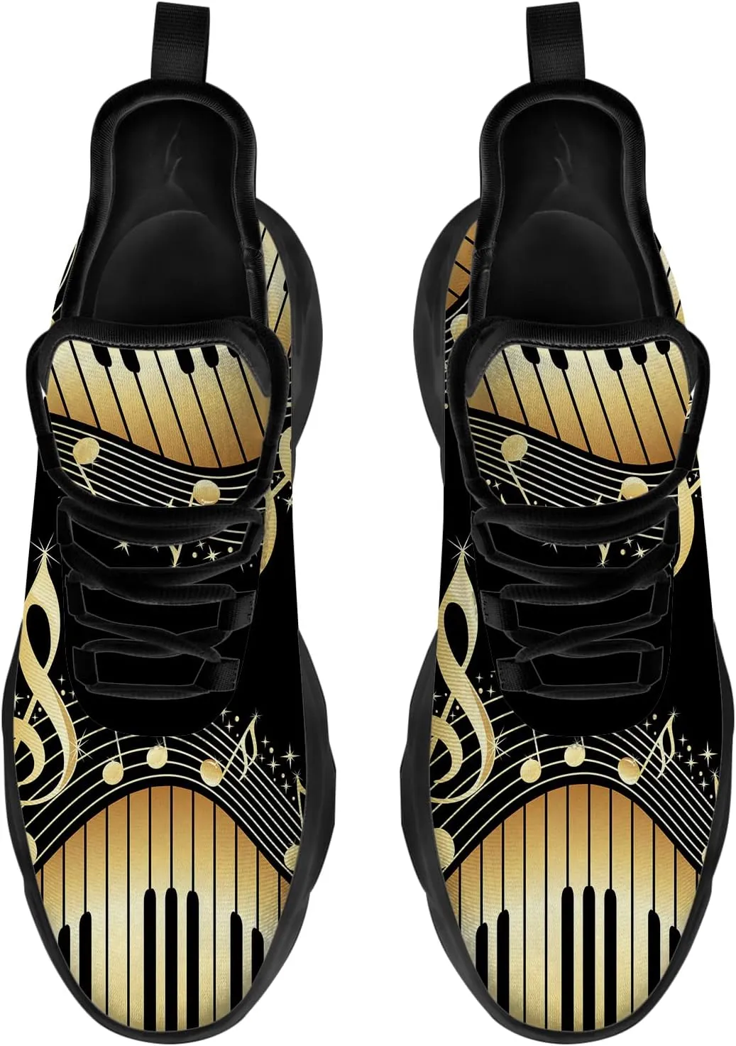 Ciadoon Music Shoes for Men Women Road Running Shoes Comfortable Sport Walking Tennis Musical Sneakers Gifts for Boy Girl
