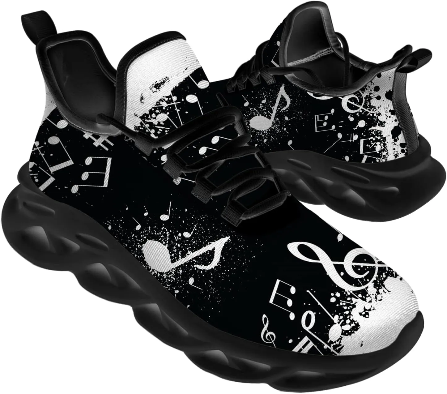 Ciadoon Music Shoes for Men Women Road Running Shoes Comfortable Sport Walking Tennis Musical Sneakers Gifts for Boy Girl