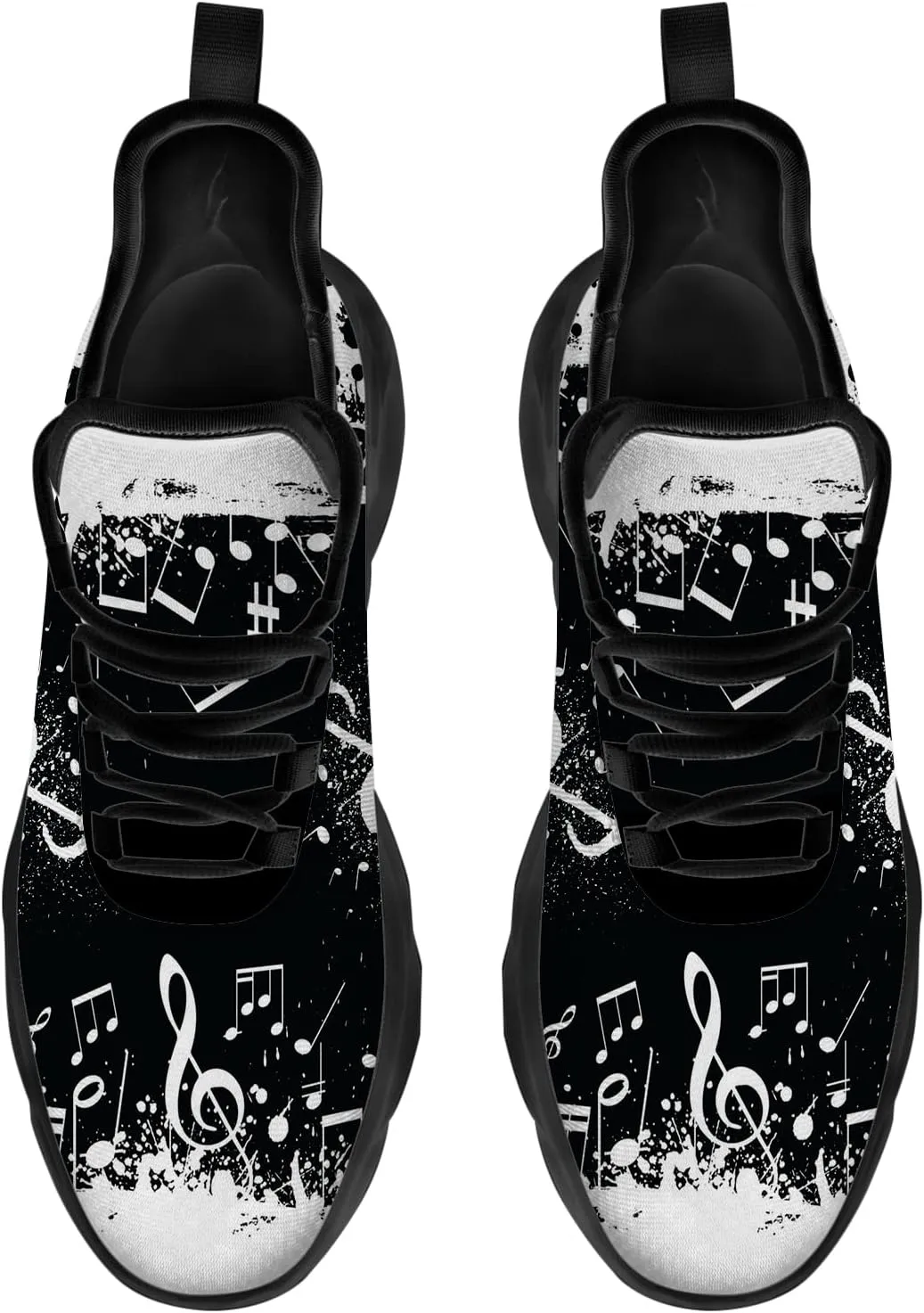 Ciadoon Music Shoes for Men Women Road Running Shoes Comfortable Sport Walking Tennis Musical Sneakers Gifts for Boy Girl
