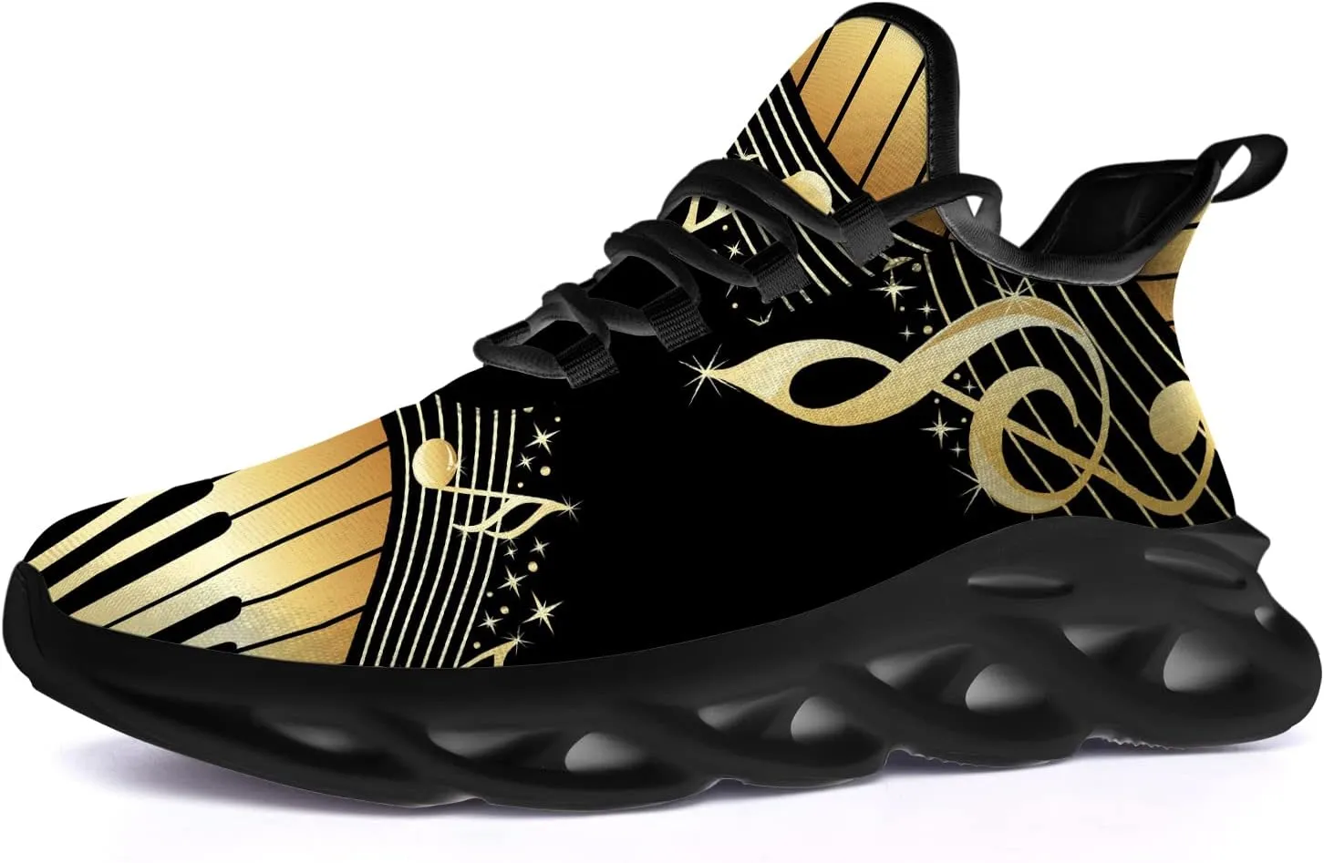 Ciadoon Music Shoes for Men Women Road Running Shoes Comfortable Sport Walking Tennis Musical Sneakers Gifts for Boy Girl