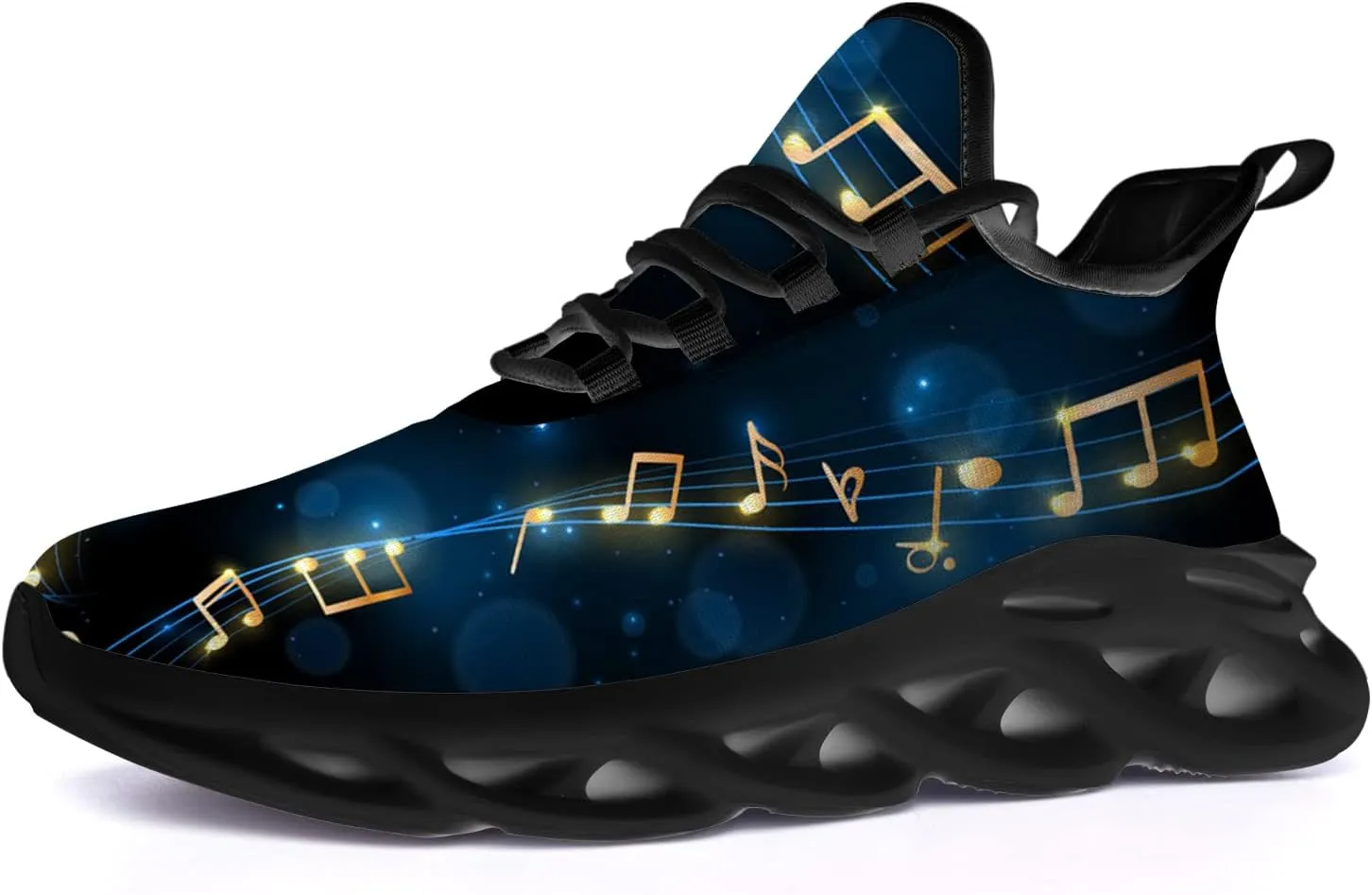 Ciadoon Music Shoes for Men Women Road Running Shoes Comfortable Sport Walking Tennis Musical Sneakers Gifts for Boy Girl
