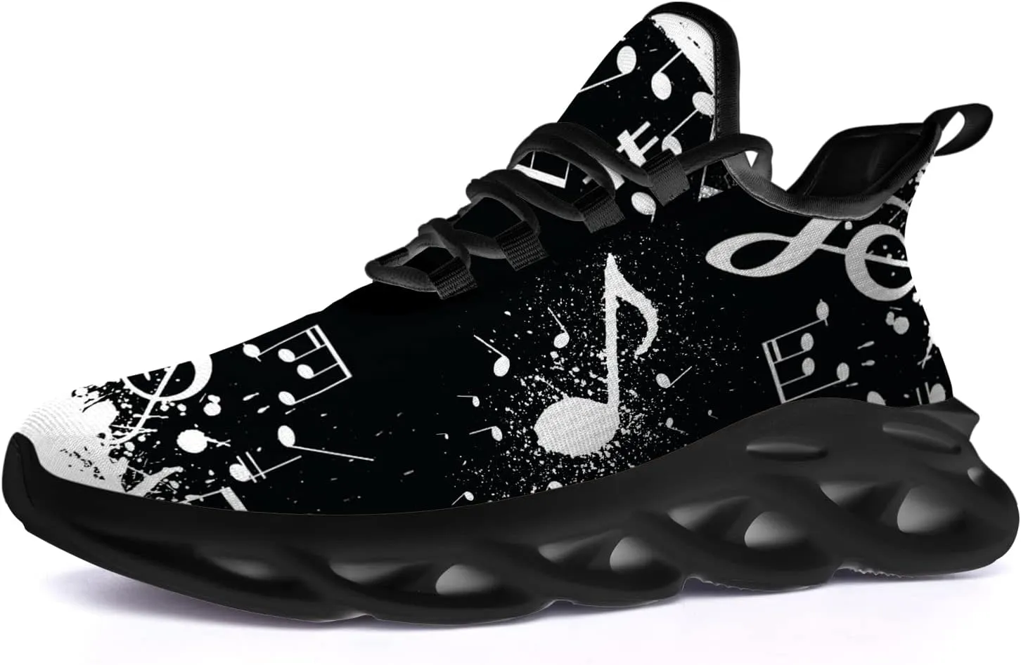 Ciadoon Music Shoes for Men Women Road Running Shoes Comfortable Sport Walking Tennis Musical Sneakers Gifts for Boy Girl