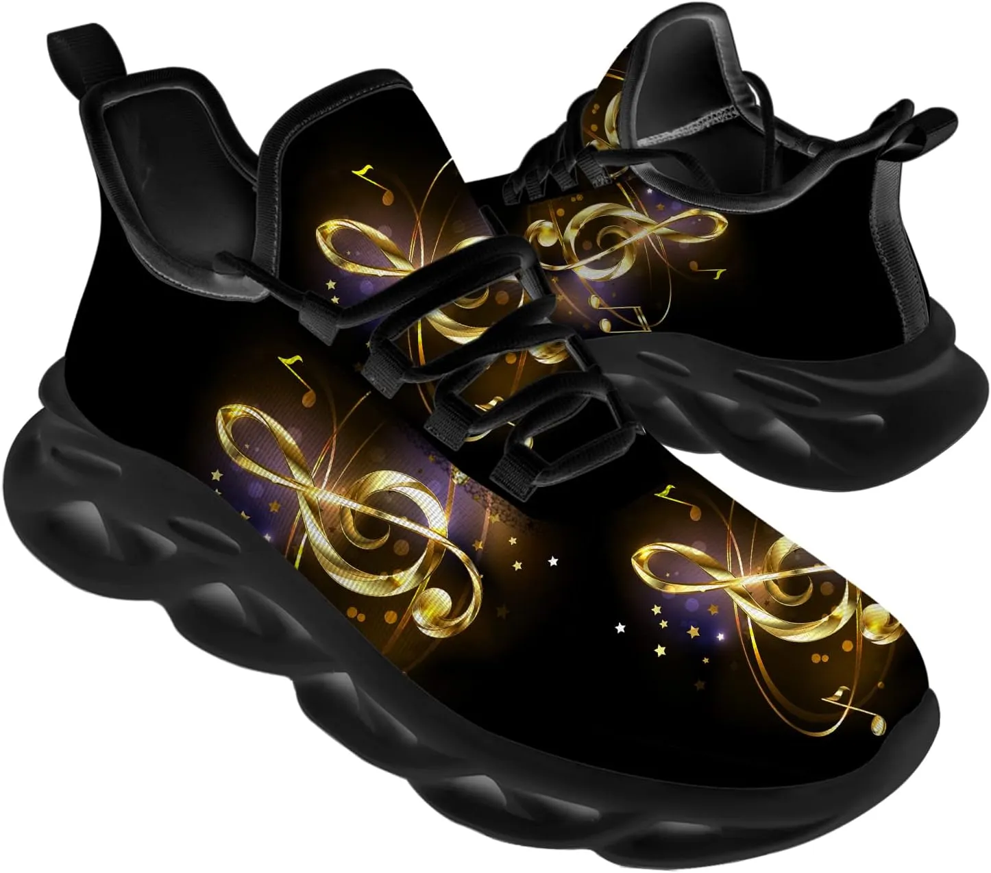 Ciadoon Music Shoes for Men Women Road Running Shoes Comfortable Sport Walking Tennis Musical Sneakers Gifts for Boy Girl