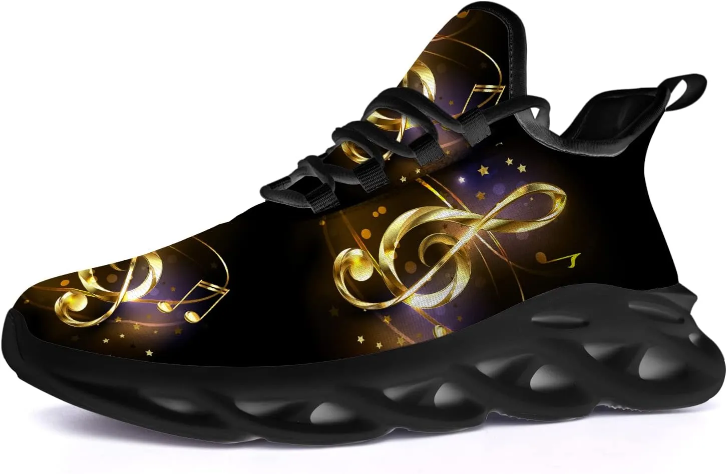 Ciadoon Music Shoes for Men Women Road Running Shoes Comfortable Sport Walking Tennis Musical Sneakers Gifts for Boy Girl