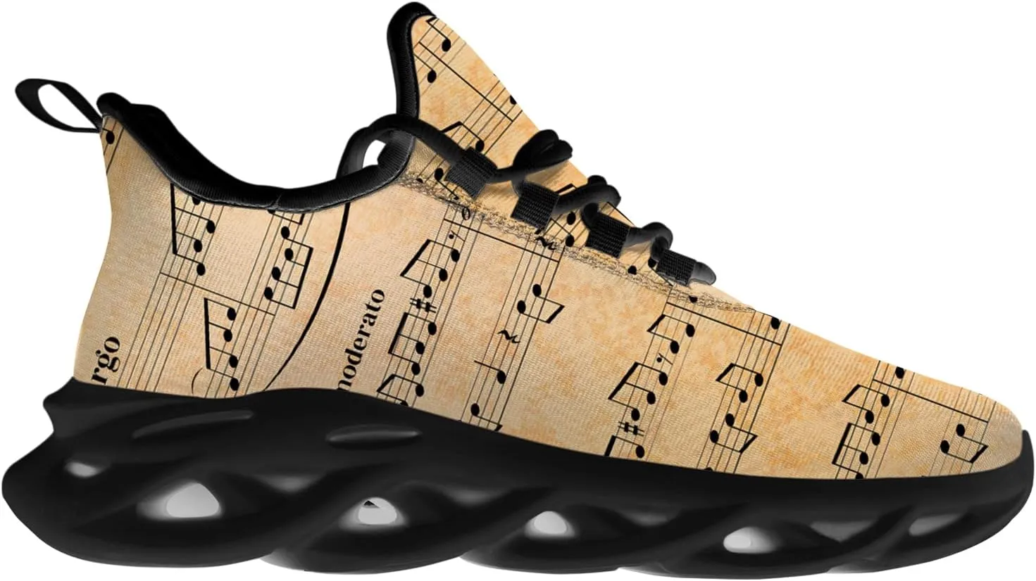 Ciadoon Music Shoes for Men Women Road Running Shoes Comfortable Sport Walking Tennis Musical Sneakers Gifts for Boy Girl