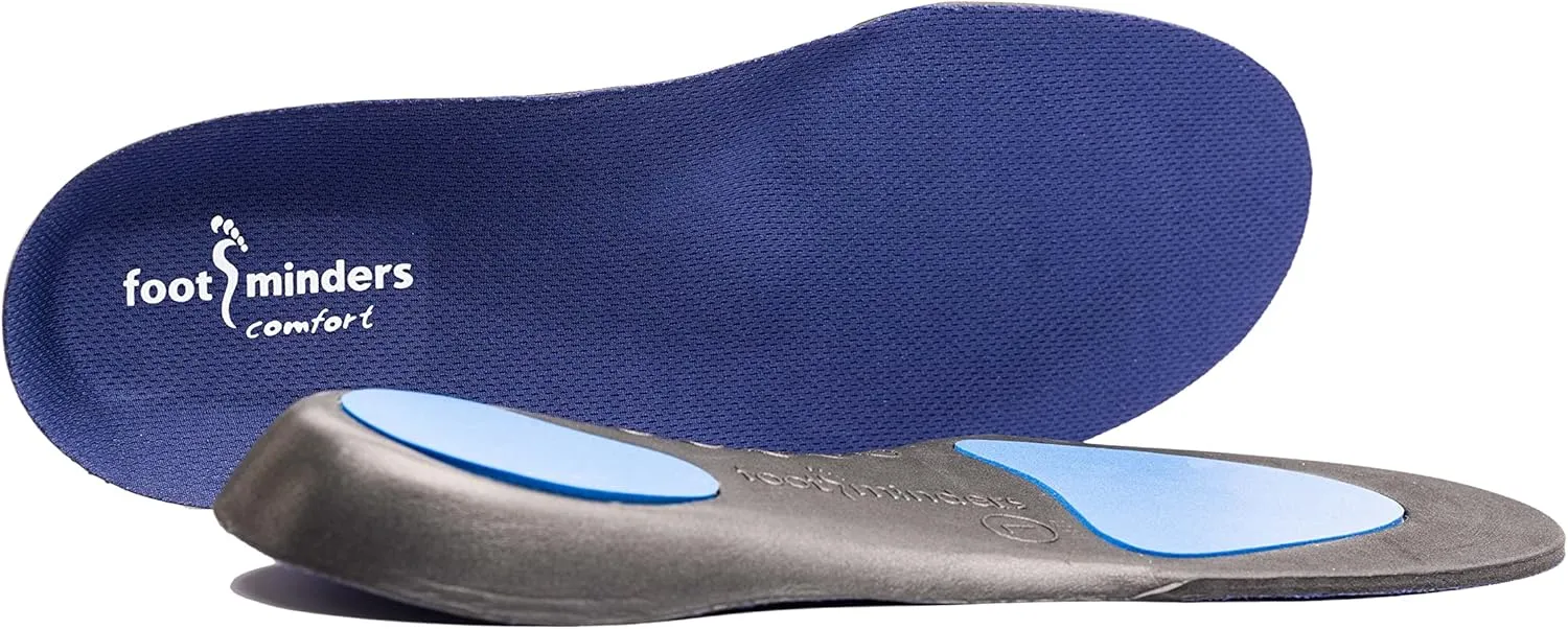 Comfort Orthotic Arch Support Insoles for Sport Shoes and Work Boots (Pair) (Small: Men 5½ - 7 Women 6½ - 8) - Relieve Foot Pain Due to Flat Feet and Plantar Fasciitis