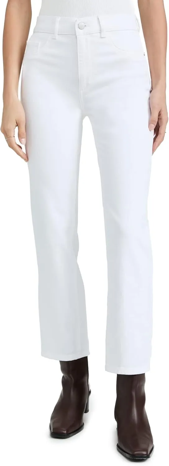 DL1961 Women's Patti Straight High Rise Ankle Jeans