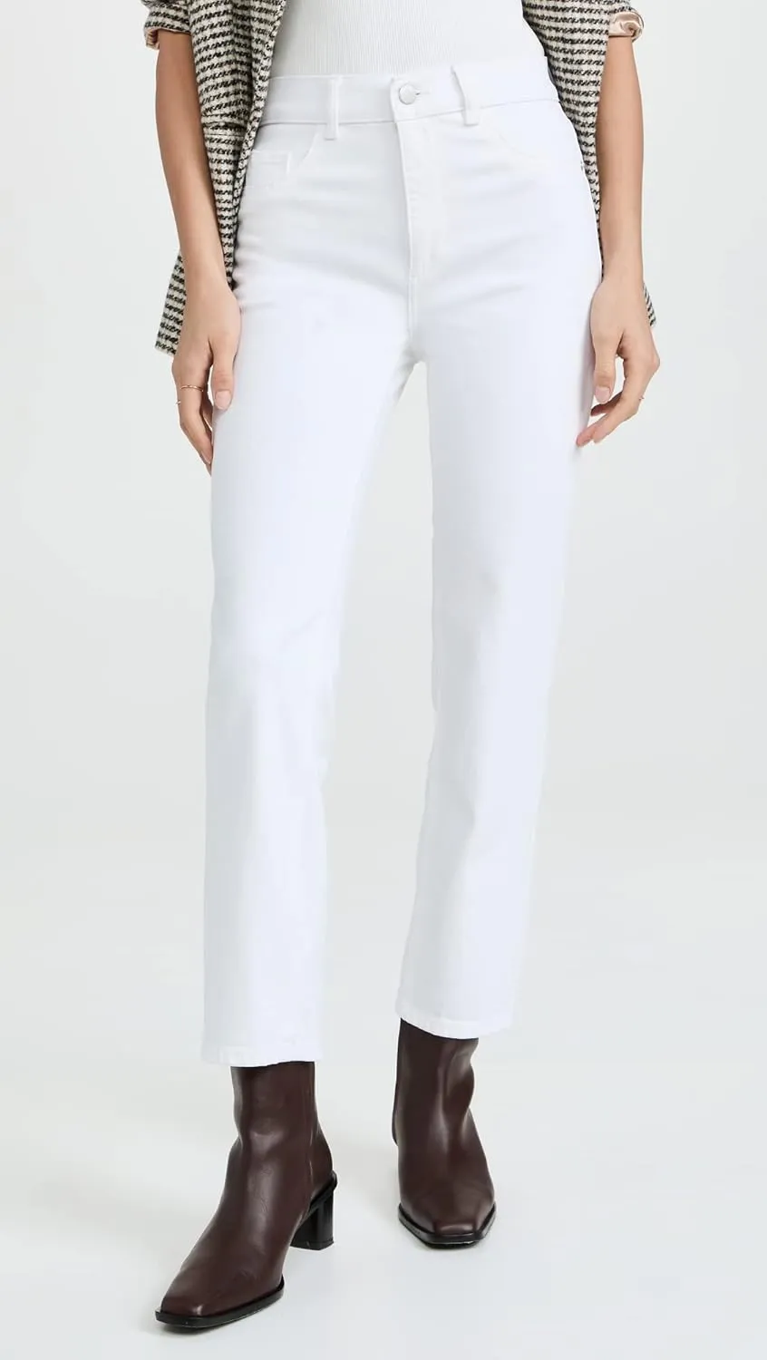 DL1961 Women's Patti Straight High Rise Ankle Jeans