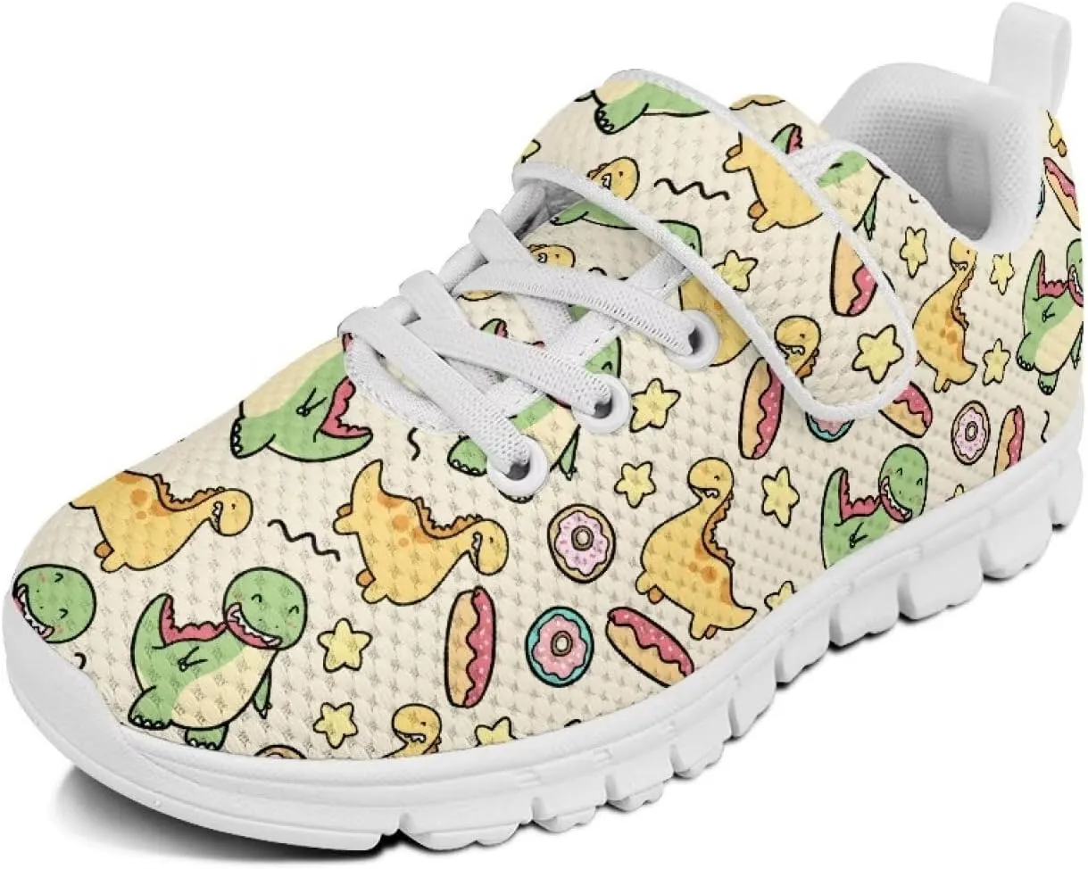 Doojoayie Boys Tennis Shoes Lightweight Little Kids Casual School Shoes Gym Shoes