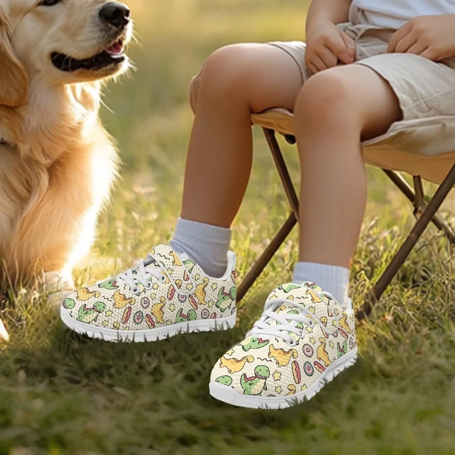 Doojoayie Boys Tennis Shoes Lightweight Little Kids Casual School Shoes Gym Shoes