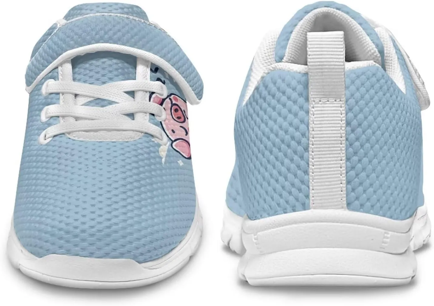 Doojoayie Little Girl Tennis Shoes School Sneakers for Girls Hook and Loop Footwear