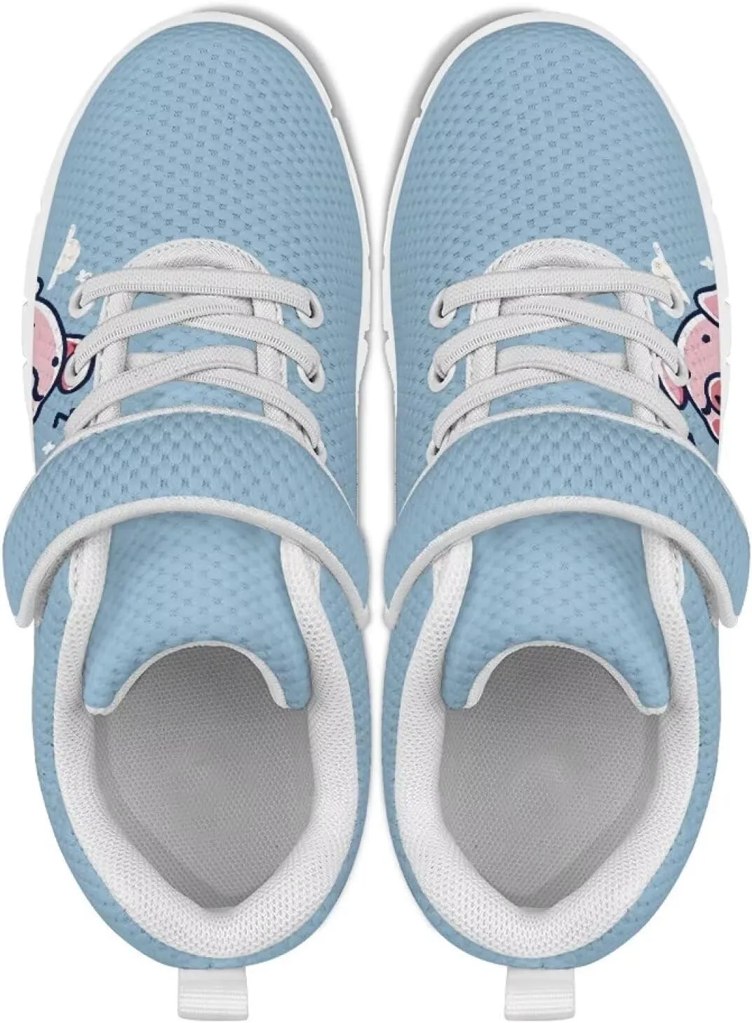 Doojoayie Little Girl Tennis Shoes School Sneakers for Girls Hook and Loop Footwear