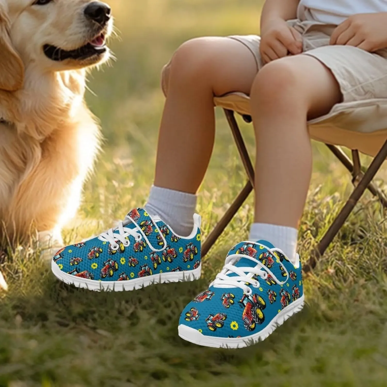 Doojoayie Little Kids Slip On Shoes Rubber Sneakers for Boys Outdoo Tennis Shoes