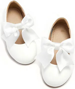ESTINE Mary Jane Flats for Toddler Girls Little Kids Glittery Dress Princess Wedding Ballet Shoes