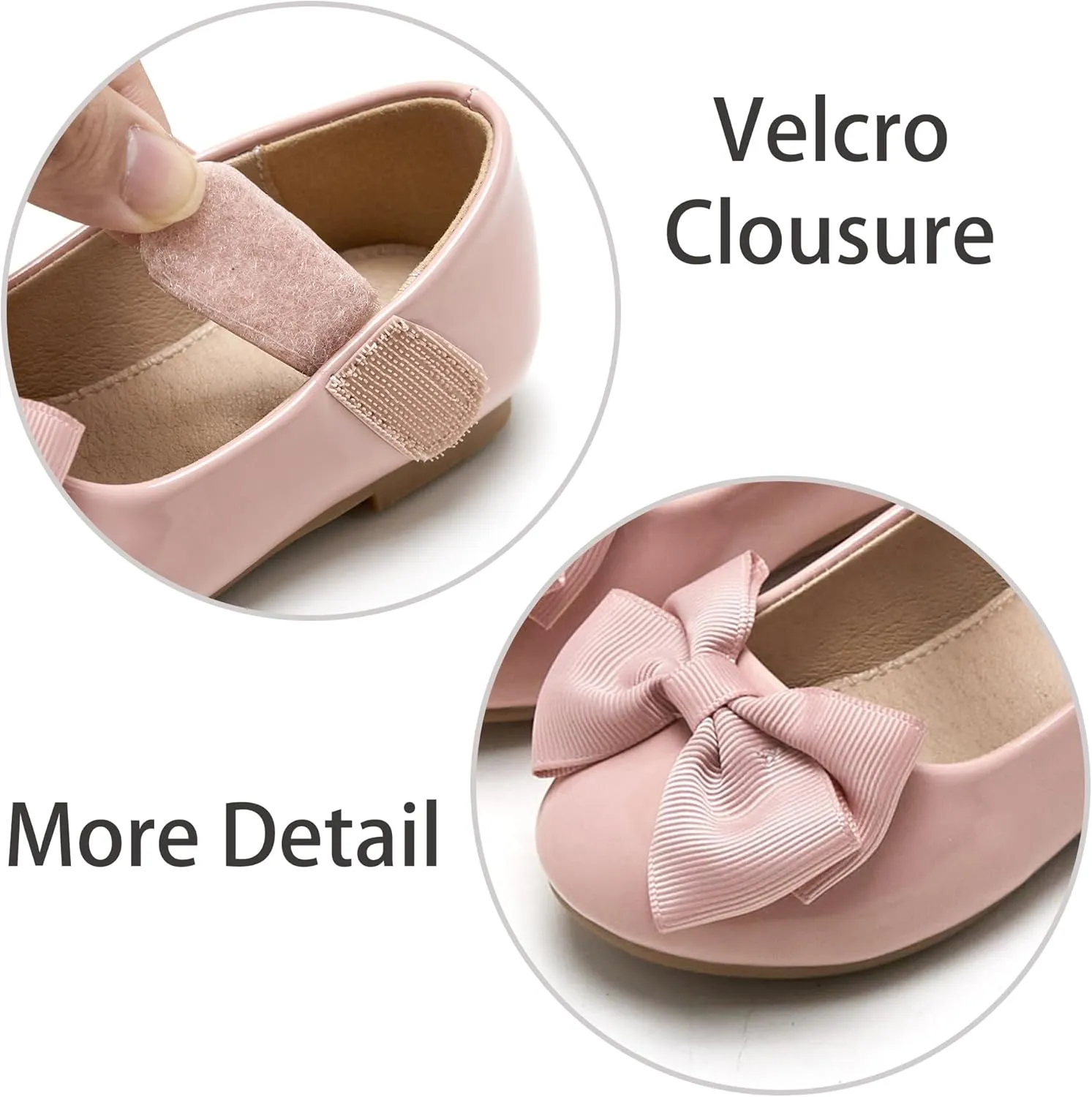 ESTINE Mary Jane Flats for Toddler Girls Little Kids Glittery Dress Princess Wedding Ballet Shoes