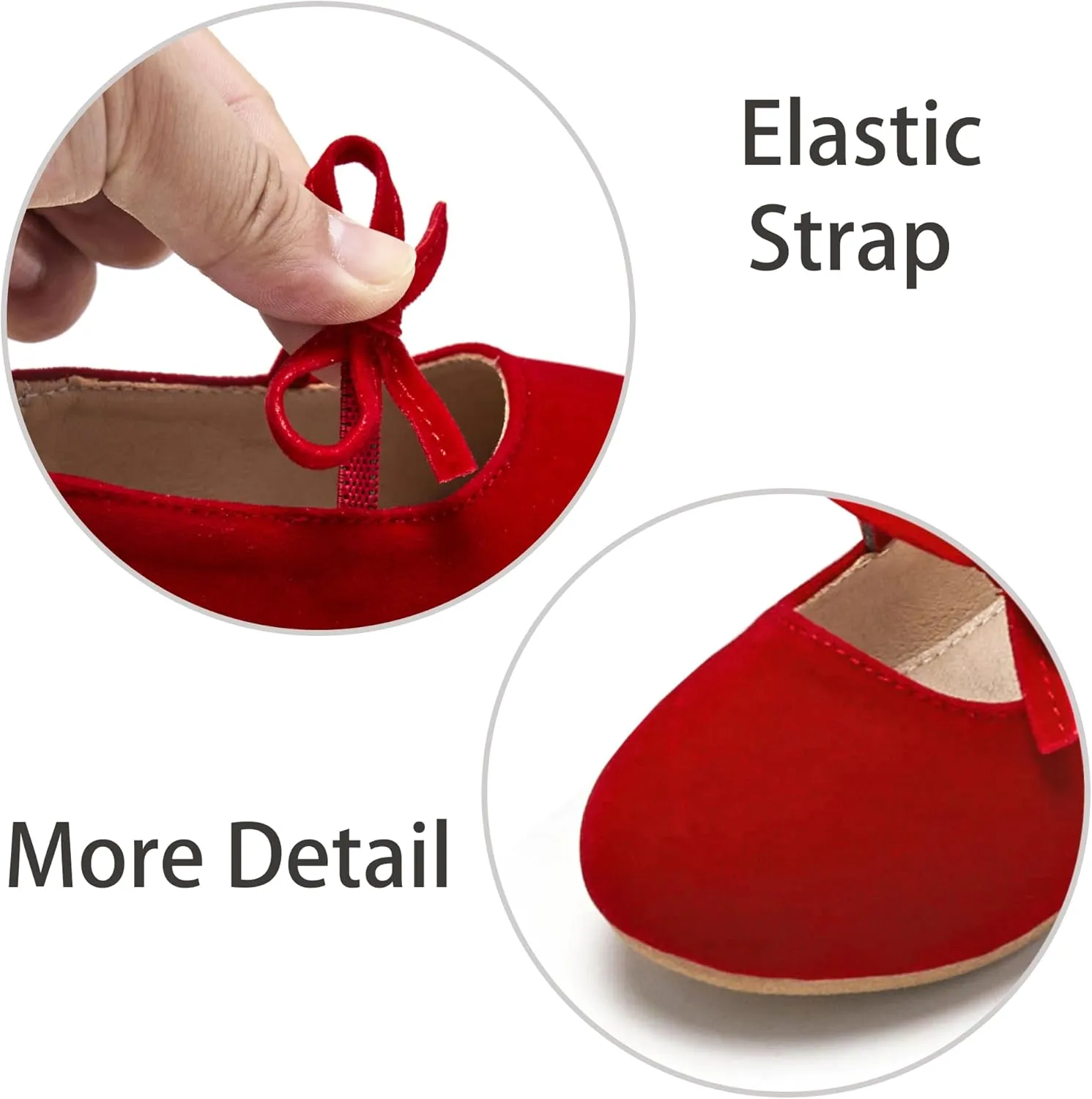 ESTINE Mary Jane Flats for Toddler Girls Little Kids Glittery Dress Princess Wedding Ballet Shoes